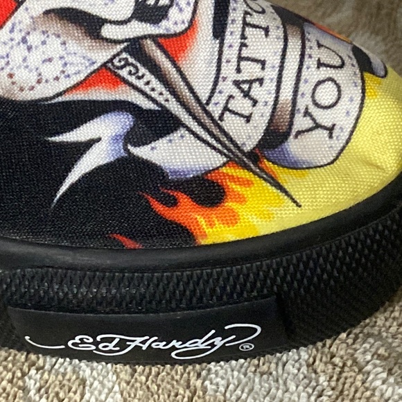 Ed Hardy💀🔥Canvas👟8+Perfume+💀Skull⭐️Cap - Picture 9 of 13